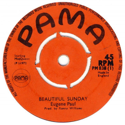 EUGENE PAUL - Beautiful Sunday / Take Care Son