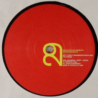 SOULPHICTION PRESENTS MANMADE SCIENCE - Get It Right