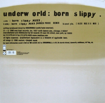 UNDERWORLD - Born Slippy