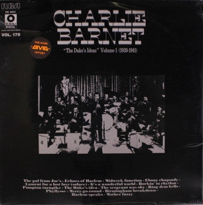 CHARLIE BARNET - 'The Duke's Ideas' Volume 1 (1939-1941) (Black & White Series Vol. 179)