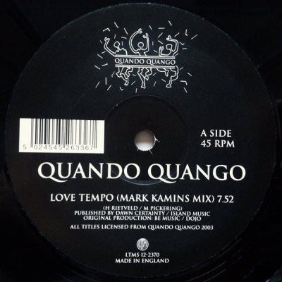 QUANDO QUANGO - Love Tempo / Genius / Atom Rock