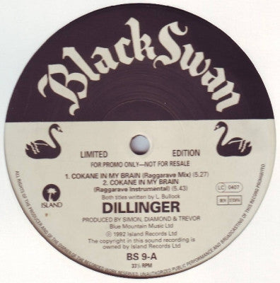 DILLINGER - Cokane In My Brain