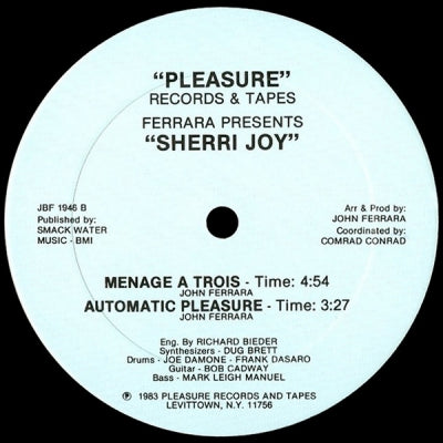 SHERRI JOY - My Honey's Hoy