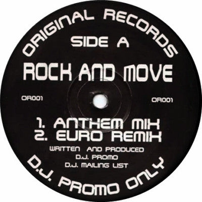PIANOMAN - Rock And Move / Get Up