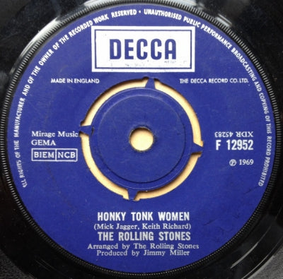 THE ROLLING STONES - Honky Tonk Women / You Can't Always Get What You Want