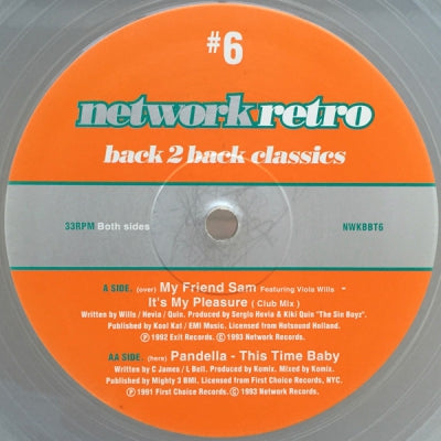 VARIOUS - Network Retro #6 - Back 2 Back Classics