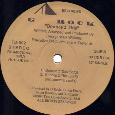 G ROCK - Bounce 2 This
