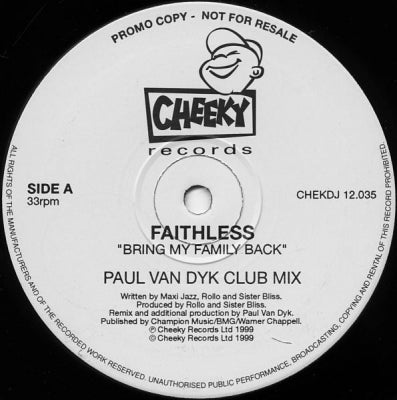 FAITHLESS - Bring My Family Back