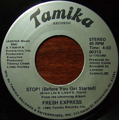 FRESH EXPRESS - Stop! (Before You Get Started)