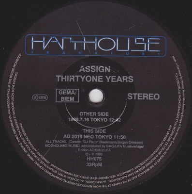 ASSIGN - Thirtyone Years