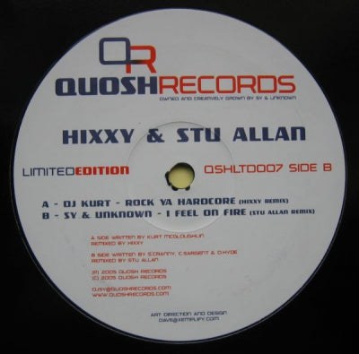 VARIOUS - Rock Ya Hardcore / I Feel On Fire (Remixes)