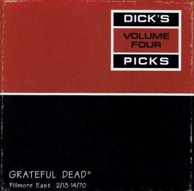 GRATEFUL DEAD - Dick's Picks Volume 4
