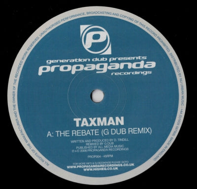 TAXMAN - The Rebate (Remix) / Evasion