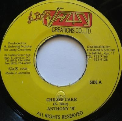 ANTHONY B - Child's Care / Africa Version.