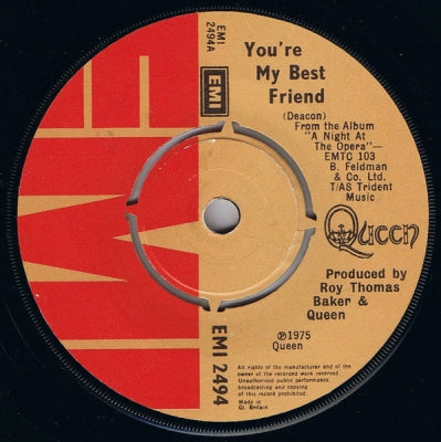 QUEEN - You're My Best Friend / '39