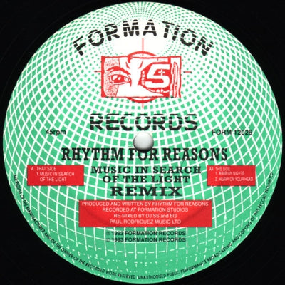 RHYTHM FOR REASONS - Music In Search Of The Light EP (Remix By DJ SS & EQ)