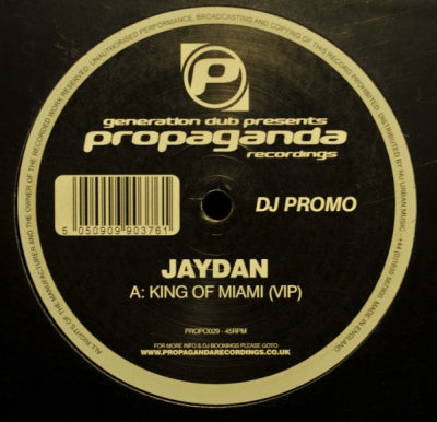 JAYDAN - King Of Miami (VIP) / Fear Factor