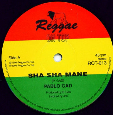 PABLO GAD - Sha Sha Mane