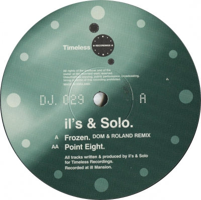 IL'S & SOLO - Frozen (Remix) / Point Eight