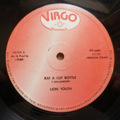 LION YOUTH - Rat A Cut Bottle / Rat A Cut Dub