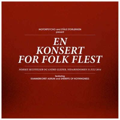MOTORPSYCHO AND STÅLE STORLØKKEN - En Konsert For Folk Flest
