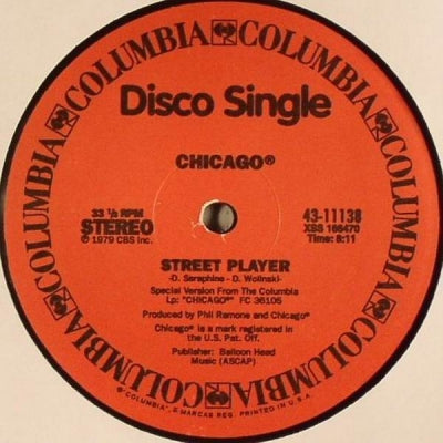 CHICAGO / BOZ SCAGGS - Street Player / Lowdown