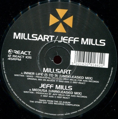 MILLSART / JEFF MILLS - Inner Life / Medusa