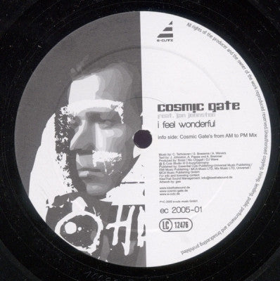 COSMIC GATE FEATURING JAN JOHNSTON - I Feel Wonderful