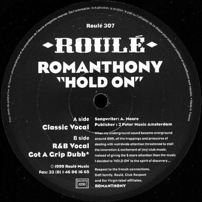 ROMANTHONY - Hold On