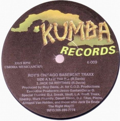 ROY DAVIS JR - Roy's Chicago Basement Traxx