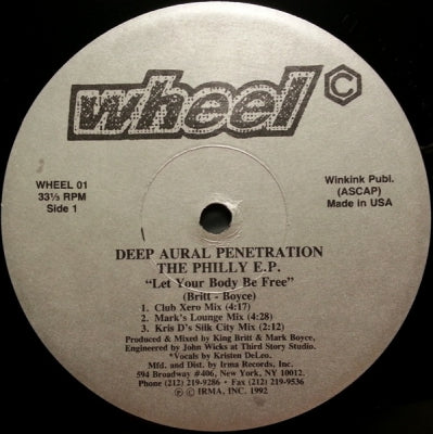 DEEP AURAL PENETRATION - The Philly EP