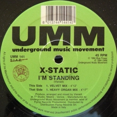 X-STATIC - I'm Standing