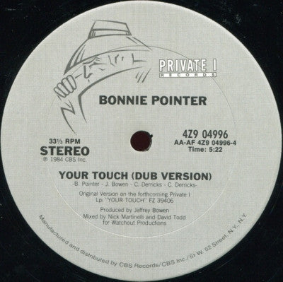 BONNIE POINTER - your touch
