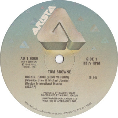 TOM BROWNE - Rockin' Radio