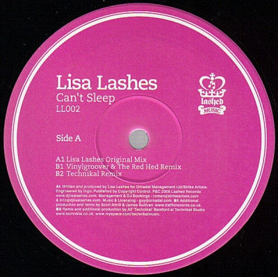 LISA LASHES - Can't Sleep