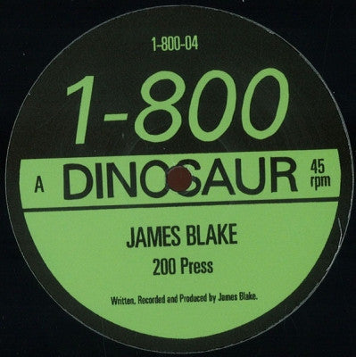 JAMES BLAKE - 200 Press