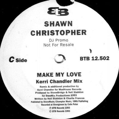 SHAWN CHRISTOPHER - Make My Love