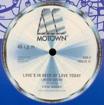 STEVIE WONDER - Love's In Need Of Love Today