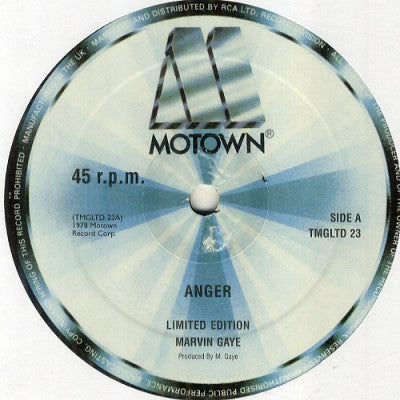 MARVIN GAYE - Anger / A Funky Space Reincarnation