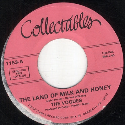 THE VOGUES - The Land Of Milk And Honey / True Lovers
