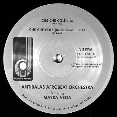 ANTIBALAS AFROBEAT ORCHESTRA - Che Che Colé