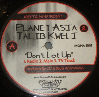 PLANET ASIA & TALIB KWELI - Don't Let Up