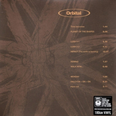 ORBITAL - Orbital 2 (Brown Album)