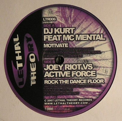 DJ KURT FEAT MC MENTAL / JOEY RIOT VS ACTIVE FORCE - Motivate / Rock The Dance Floor