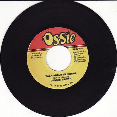 DENNIS BROWN - Talk About Freedom / Discipline Version