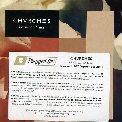 CHVRCHES - Leave A Trace