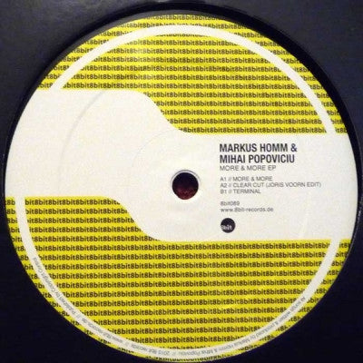 MARKUS HOMM & MIHAI POPOVICIU - More & More EP