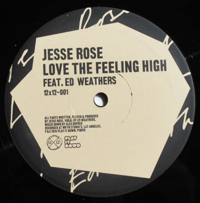 JESSE ROSE - Love The Feeling High EP