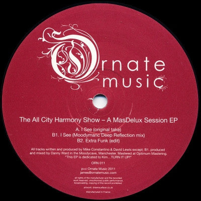 THE ALL CITY HARMONY SHOW - A MasDelux Session EP