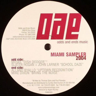 VARIOUS - Miami Sampler 2004